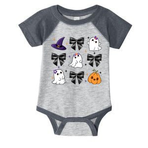 Spooky Season Cute Boo Ghost Coquette Halloween Infant Baby Jersey Bodysuit