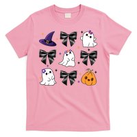 Spooky Season Cute Boo Ghost Coquette Halloween T-Shirt