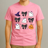Spooky Season Cute Boo Ghost Coquette Halloween T-Shirt