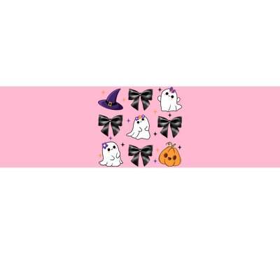 Spooky Season Cute Boo Ghost Coquette Halloween Bumper Sticker