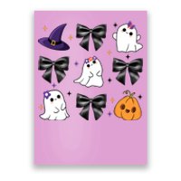 Spooky Season Cute Boo Ghost Coquette Halloween Poster