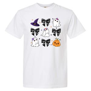 Spooky Season Cute Boo Ghost Coquette Halloween Garment-Dyed Heavyweight T-Shirt