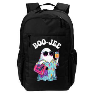 Spooky Season Cute Ghost Halloween Costume Boujee BooJee Daily Commute Backpack