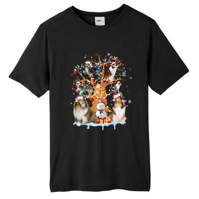 Shetland Sheepdog Christmas Tree Ornat Dog Lover Xmas Great Gift Tall Fusion ChromaSoft Performance T-Shirt