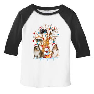 Shetland Sheepdog Christmas Tree Ornat Dog Lover Xmas Great Gift Toddler Fine Jersey T-Shirt