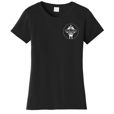 Seattle Strong Clean White Logo Outline Women's T-Shirt