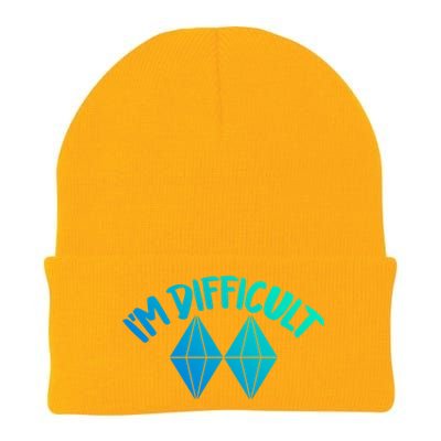 Skiing Snowboarding Difficult Gift Knit Cap Winter Beanie