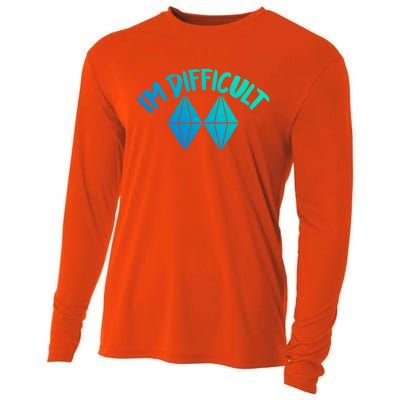 Skiing Snowboarding Difficult Gift Cooling Performance Long Sleeve Crew