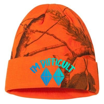 Skiing Snowboarding Difficult Gift Kati Licensed 12" Camo Beanie