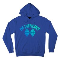 Skiing Snowboarding Difficult Gift Hoodie