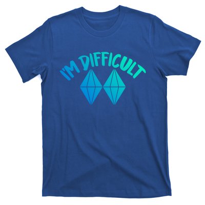 Skiing Snowboarding Difficult Gift T-Shirt