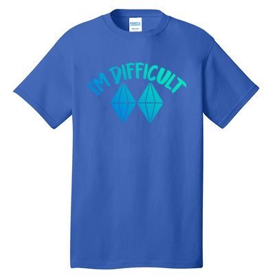 Skiing Snowboarding Difficult Gift Tall T-Shirt