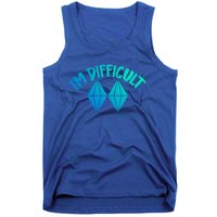 Skiing Snowboarding Difficult Gift Tank Top