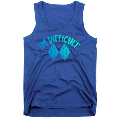 Skiing Snowboarding Difficult Gift Tank Top