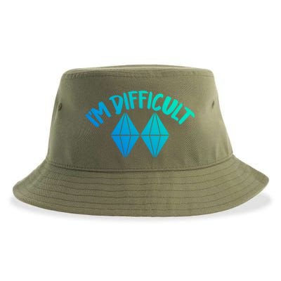 Skiing Snowboarding Difficult Gift Sustainable Bucket Hat