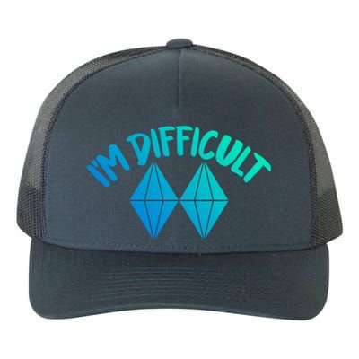 Skiing Snowboarding Difficult Gift Yupoong Adult 5-Panel Trucker Hat