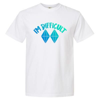 Skiing Snowboarding Difficult Gift Garment-Dyed Heavyweight T-Shirt