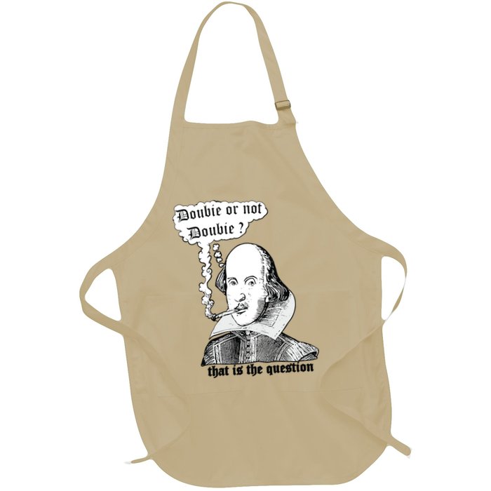 Shakespeare Smoking Doobie Or Not Doobie That Is The Question Apron