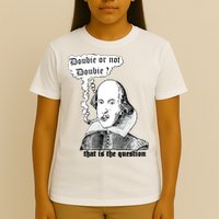 Shakespeare Smoking Doobie Or Not Doobie That Is The Question T-Shirt