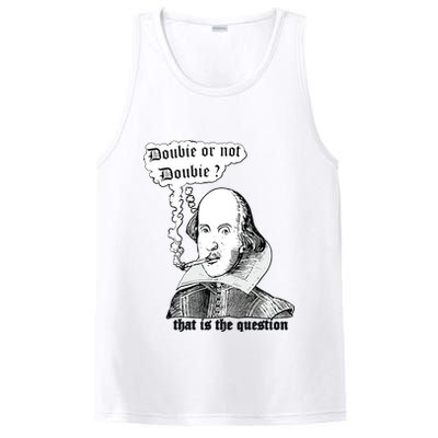 Shakespeare Smoking Doobie Or Not Doobie That Is The Question PosiCharge Competitor Tank
