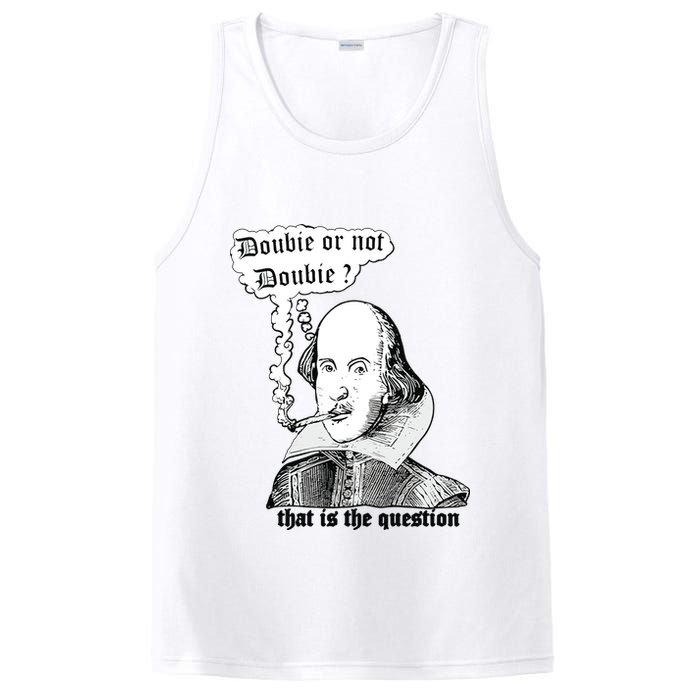 Shakespeare Smoking Doobie Or Not Doobie That Is The Question PosiCharge Competitor Tank