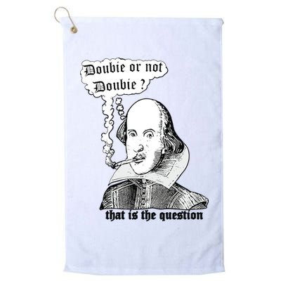 Shakespeare Smoking Doobie Or Not Doobie That Is The Question Golf Towel