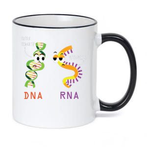 Still Single Dna Always Rna Funny Science Biology Teacher 11oz Black Color Changing Mug