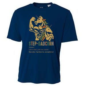 Step-dadcorn Step Dad Unicorn Cooler Father's days Cooling Performance Crew T-Shirt