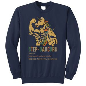 Step-dadcorn Step Dad Unicorn Cooler Father's days Sweatshirt