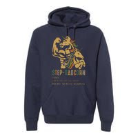 Step-dadcorn Step Dad Unicorn Cooler Father's days Premium Hoodie