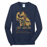 Step-dadcorn Step Dad Unicorn Cooler Father's days Tall Long Sleeve T-Shirt