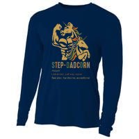 Step-dadcorn Step Dad Unicorn Cooler Father's days Cooling Performance Long Sleeve Crew