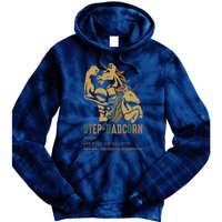 Step-dadcorn Step Dad Unicorn Cooler Father's days Tie Dye Hoodie