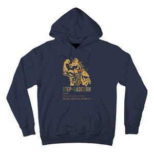 Step-dadcorn Step Dad Unicorn Cooler Father's days Tall Hoodie