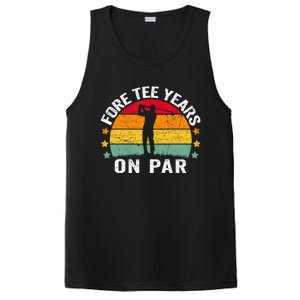 Swing Swear Drink Repeat Funny Golf PosiCharge Competitor Tank