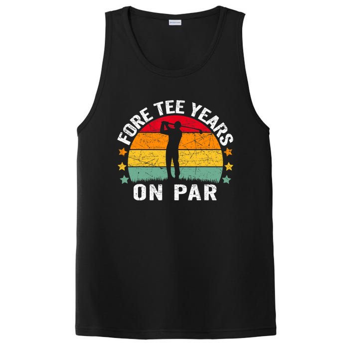 Swing Swear Drink Repeat Funny Golf PosiCharge Competitor Tank