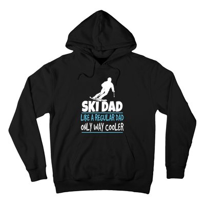 Sport Ski Dad Like A Regular Dad Only Way Cooler Gift Skier Lover Hoodie