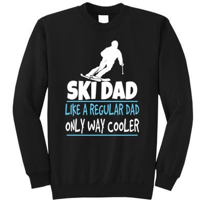 Sport Ski Dad Like A Regular Dad Only Way Cooler Gift Skier Lover Sweatshirt