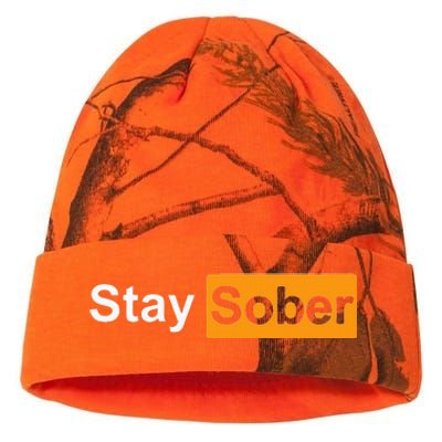 Staysober Sarcastic Dry Month Kati Licensed 12" Camo Beanie