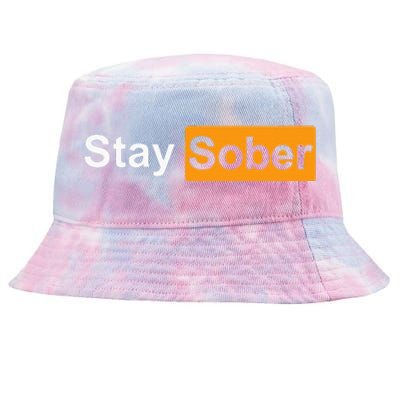 Staysober Sarcastic Dry Month Tie-Dyed Bucket Hat