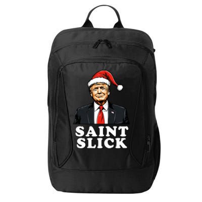 Saint Slick Donald Trump Christmas Santa Claus Hat Holiday Cool Gift City Backpack