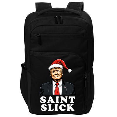 Saint Slick Donald Trump Christmas Santa Claus Hat Holiday Cool Gift Impact Tech Backpack