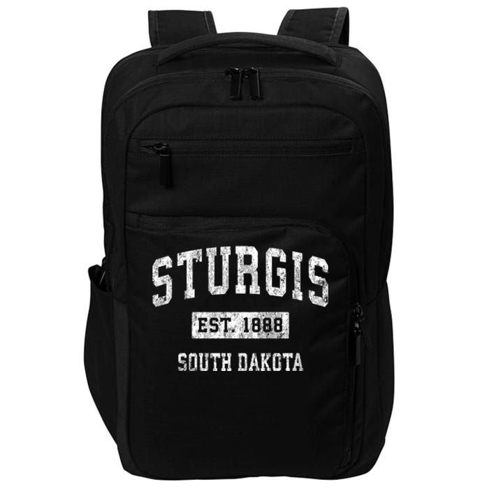 Sturgis South Dakota Sd Vintage Sports Impact Tech Backpack