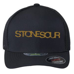 Stone Sour Distressed Logo Flexfit Unipanel Trucker Cap