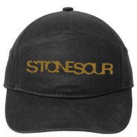 Stone Sour Distressed Logo 7-Panel Snapback Hat