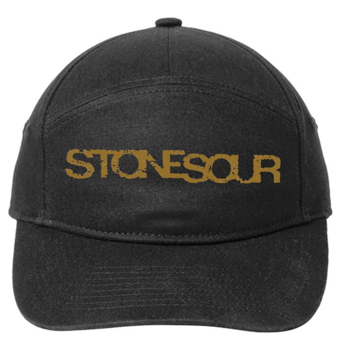 Stone Sour Distressed Logo 7-Panel Snapback Hat