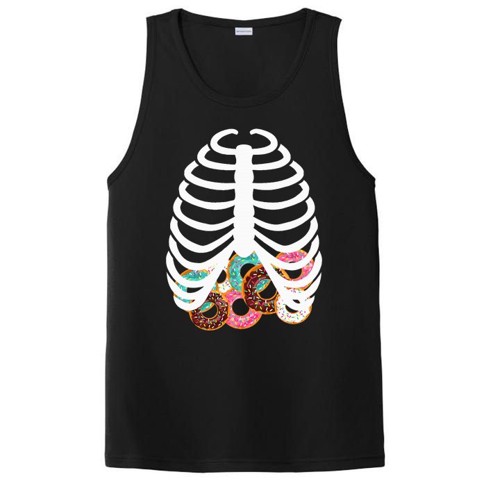 Spooky Skeleton Donut Costume for Halloween Festivities PosiCharge Competitor Tank