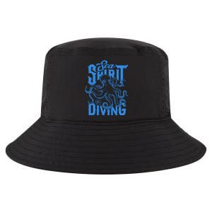 Sea Spirit Diving Funny Fishing Poster Cool Comfort Performance Bucket Hat