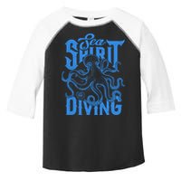 Sea Spirit Diving Funny Fishing Poster Toddler Fine Jersey T-Shirt