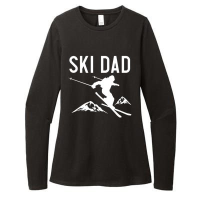 Snow Ski Dad Great Gift Dad Skiing Gift Womens CVC Long Sleeve Shirt